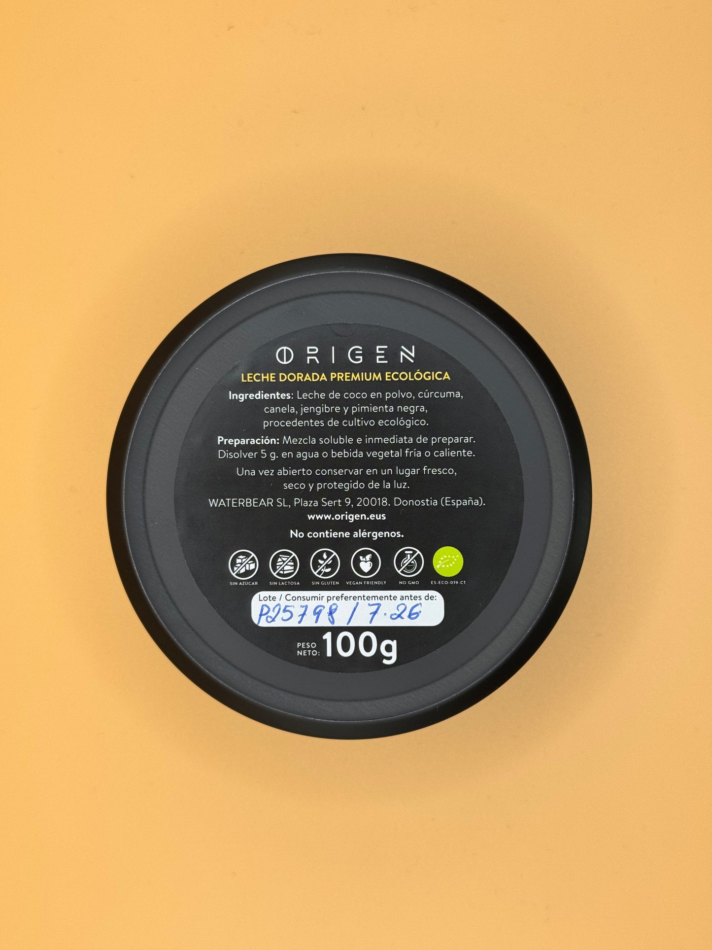 Golden Milk Ecológico Premium